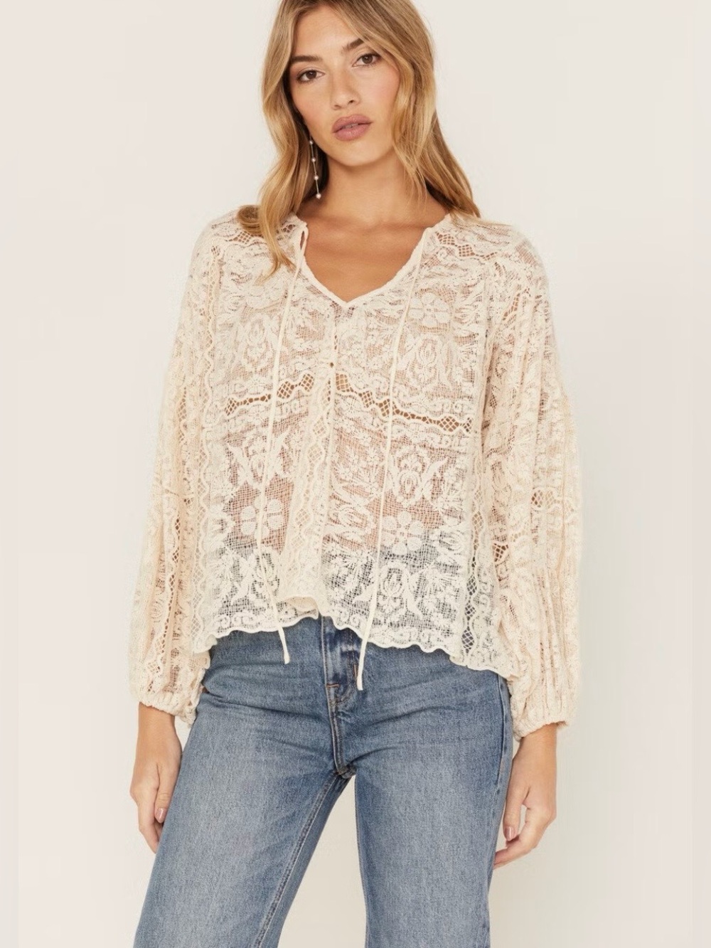 NWOT size Small Free People x Jens Pirate Booty Lace Fortune top